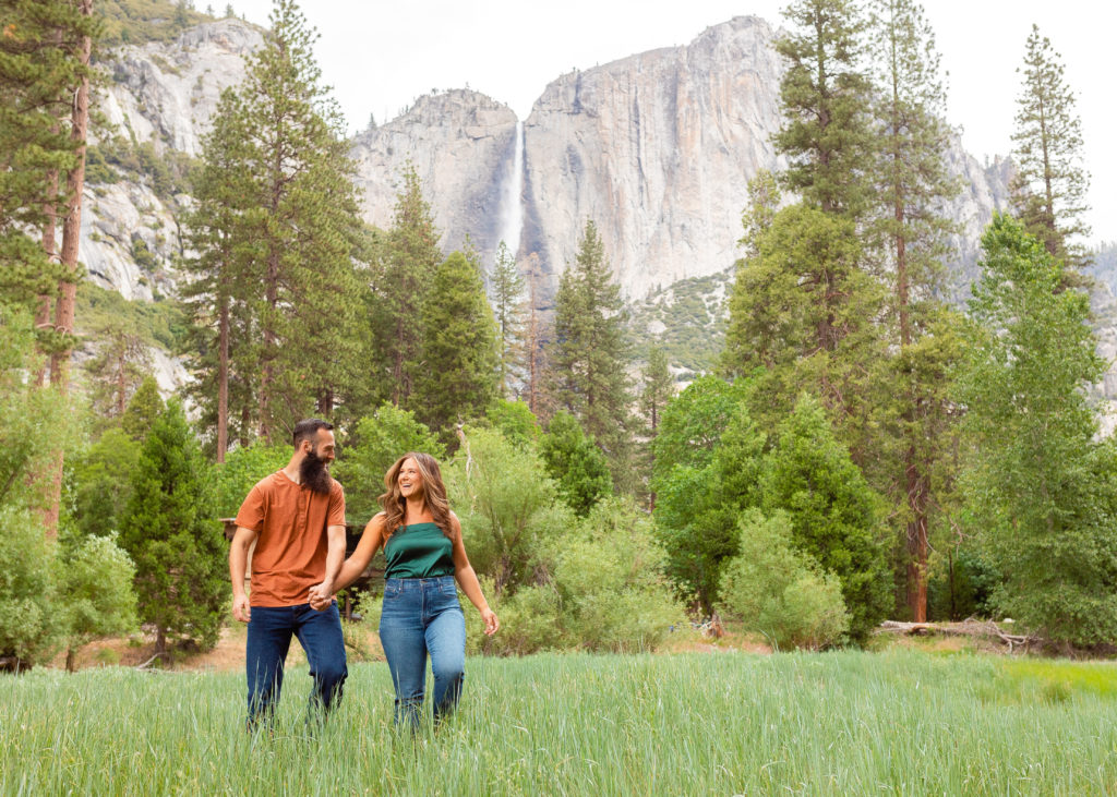Engagement session in Yosemite.